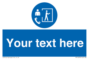 Custom Mandatory: Entry only with supervisor outside